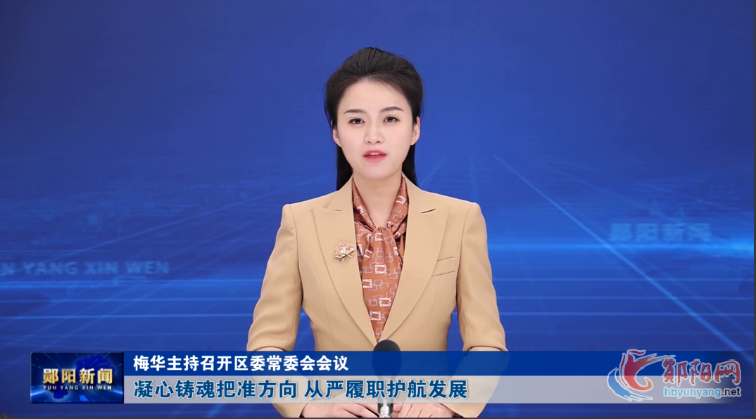 梅华主持召开区委常委会会议 凝心铸魂把准方向 从严履职护航发展